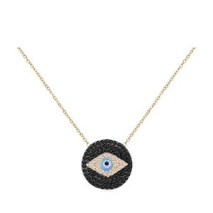 New Nordstrom Gabi Rielle sterling silver Evil Eye Protection necklace